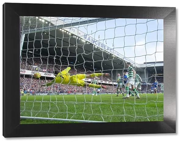 Craig Gordon's Spectacular Save Against Rangers Connor Goldson - Scottish Premiership, Ibrox Stadium