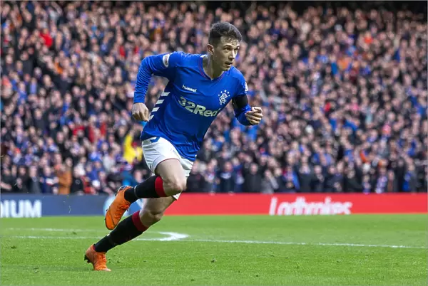 Rangers Ryan Jack Scores Thrilling Goal in Derby Match against Celtic at Ibrox Stadium