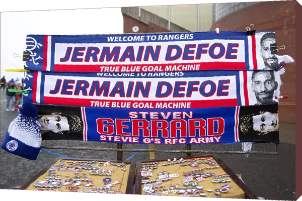 Rangers vs HJK Helsinki: Defoe-Inspired Scarves on Sale at Ibrox Stadium - Scottish Cup Champions 2003