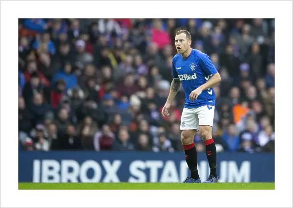 Rangers FC vs HJK Helsinki: Scott Arfield in Action at Ibrox Stadium (Scottish Cup Winning Moment)