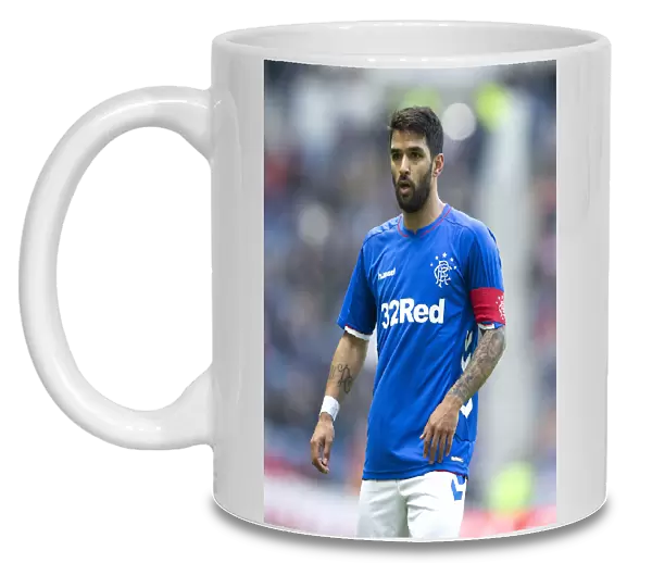 Rangers FC: Daniel Candeias Dons the Captain's Armband in Friendly Clash at Ibrox Stadium (Scottish Cup Champions 2003)