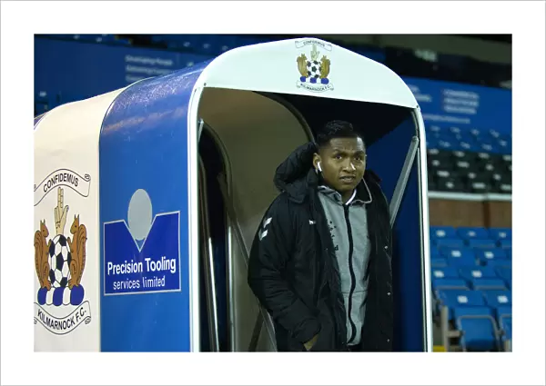 Rangers Alfredo Morelos Arrives at Rugby Park Ahead of Scottish Premiership Clash
