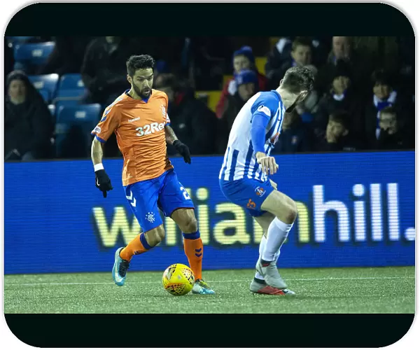 Rangers Daniel Candeias in Action at Kilmarnock's Rugby Park - Scottish Premiership