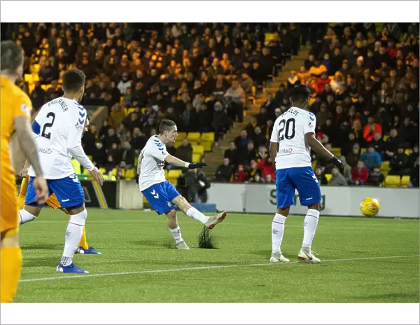 Ryan Kent Scores the Second Goal: Livingston vs Rangers in Scottish Premiership at The Tony Macaroni Arena