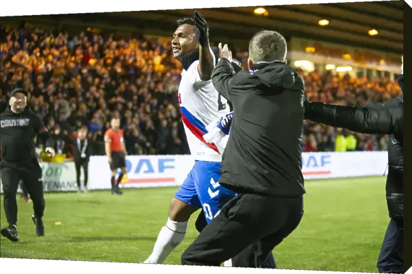 Rangers Morelos Scores Thriller and Emotes with Ecstatic Ibrox Fans at The Tony Macaroni Arena