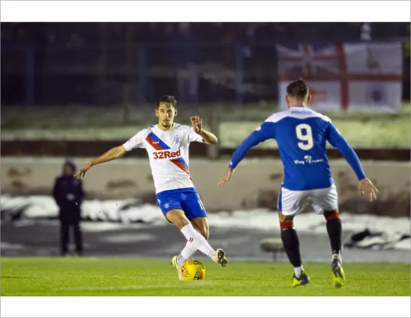 Nikola Katic in Action: Cowdenbeath vs Rangers - Scottish Cup Fourth Round, Central Park (2003 Champions)