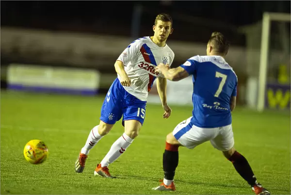 Rangers Jon Flanagan in Action during the 2003 Scottish Cup Fourth Round at Cowdenbeath