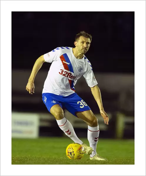 Gareth McAuley in Action: Scottish Cup Fourth Round Clash between Rangers and Cowdenbeath at Central Park