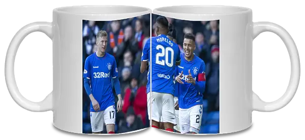 Rangers Tavernier Scores Penalty: Rangers vs St. Mirren at Ibrox (Scottish Premiership & Scottish Cup Champions)