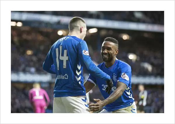 Rangers: Kent and Defoe Celebrate Euphoric Goal at Ibrox