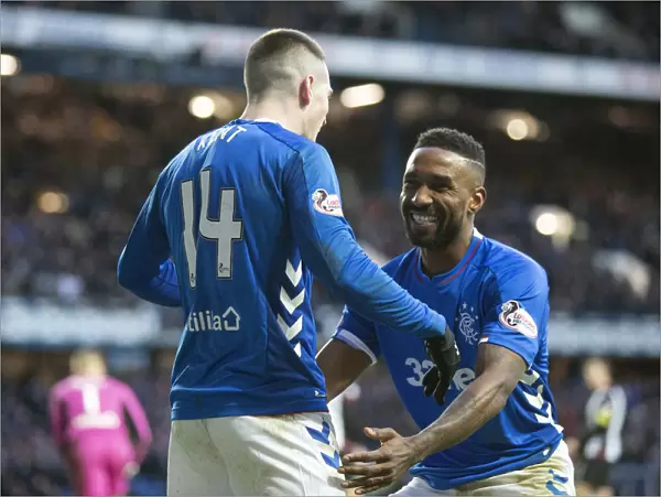 Rangers: Kent and Defoe Celebrate Euphoric Goal at Ibrox