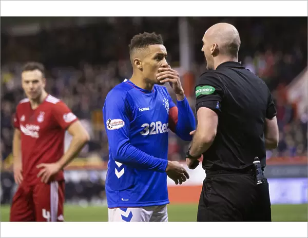 Rangers vs Aberdeen: Tavernier Controversy - Madden Referees Scottish Premiership Clash at Pittodrie Stadium
