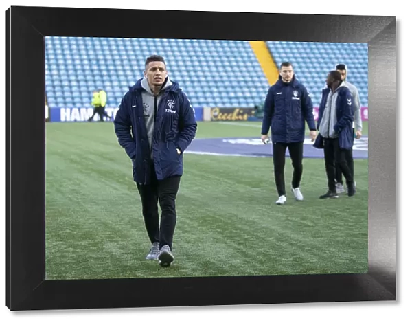 Rangers Captain James Tavernier Leads Team onto Rugby Park Pitch for Scottish Cup Fifth Round Clash against Kilmarnock