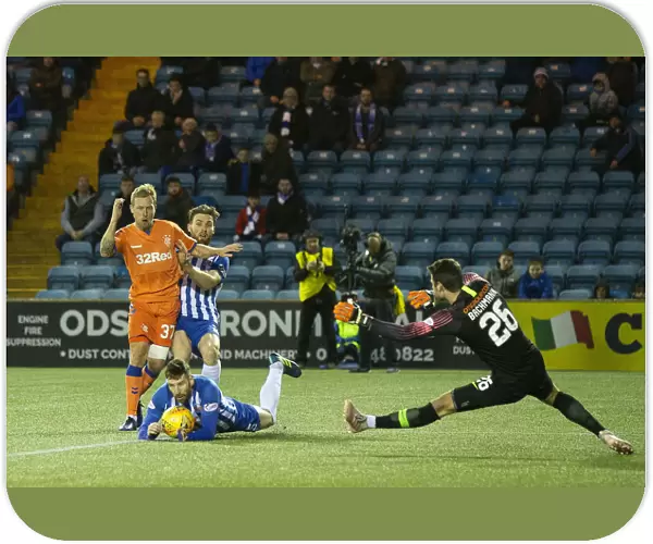 Scott Arfield's Penalty Disallowed: Kilmarnock vs Rangers, Scottish Cup Fifth Round, Rugby Park