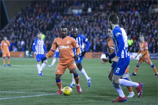 Rangers Jermain Defoe in Action: Kilmarnock vs Rangers - Scottish Cup Fifth Round at Rugby Park