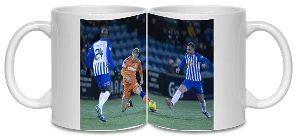 Rangers Ross McCrorie Steals the Ball from Kris Boyd in Scottish Cup Showdown at Rugby Park