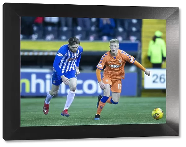 Rangers Ross McCrorie in Action: Kilmarnock vs Rangers - Scottish Cup Fifth Round at Rugby Park