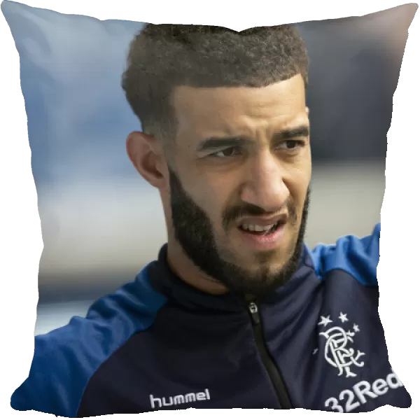 Rangers Connor Goldson Gears Up for Rangers v St Johnstone at Ibrox Stadium