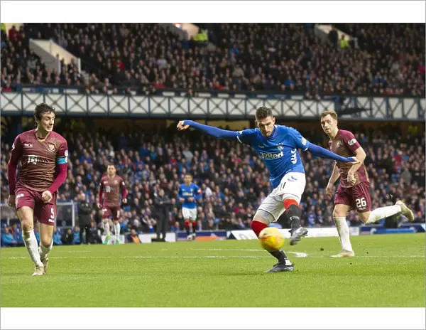 Rangers Kyle Lafferty Aims for Glory: Scottish Premiership Clash Against St. Johnstone at Ibrox Stadium