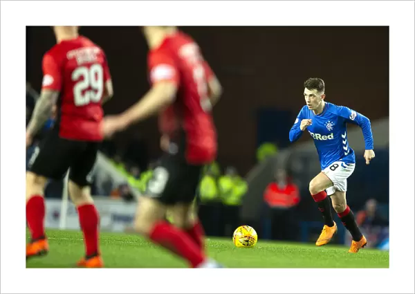 Rangers Ryan Jack: Determined Performance in William Hill Scottish Cup Fifth Round Replay vs Kilmarnock at Ibrox Stadium (Scottish Cup Champions 2003)