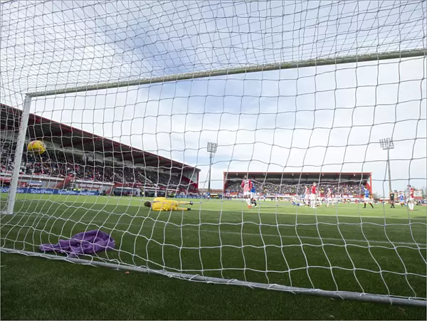 Scott Arfield Scores the Thrilling Winner for Rangers Against Hamilton Academical in Scottish Premiership at Hope Central Business District Stadium