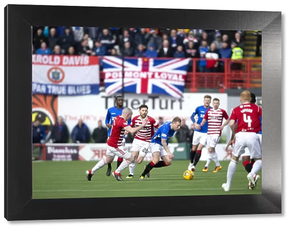 Scott Arfield in Action: Rangers vs Hamilton Academical, Scottish Premiership, Hope Central Business District Stadium