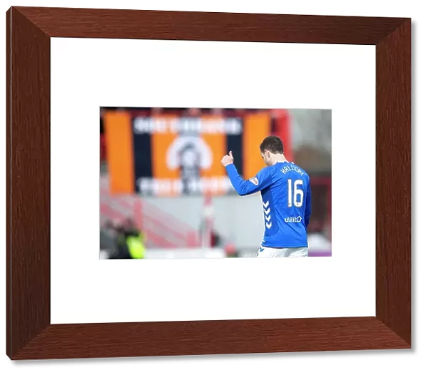 Rangers Andy Halliday in Action at Hamilton Academical's Hope Central Business District Stadium (Scottish Premiership)