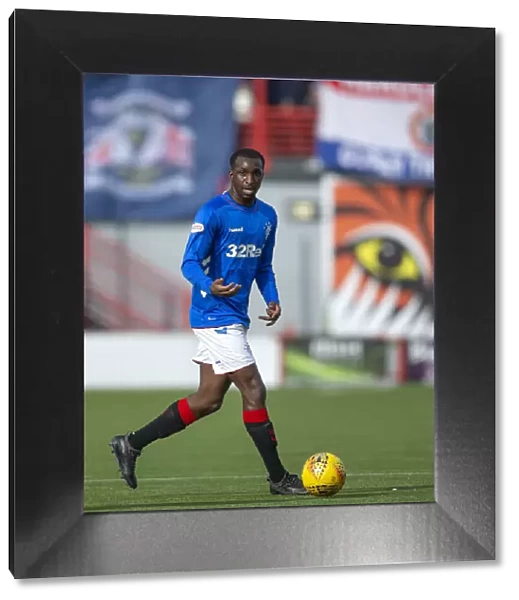 Rangers Glen Kamara in Action against Hamilton Academical at Hope Central Business District Stadium