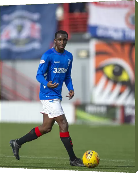 Rangers Glen Kamara in Action against Hamilton Academical at Hope Central Business District Stadium