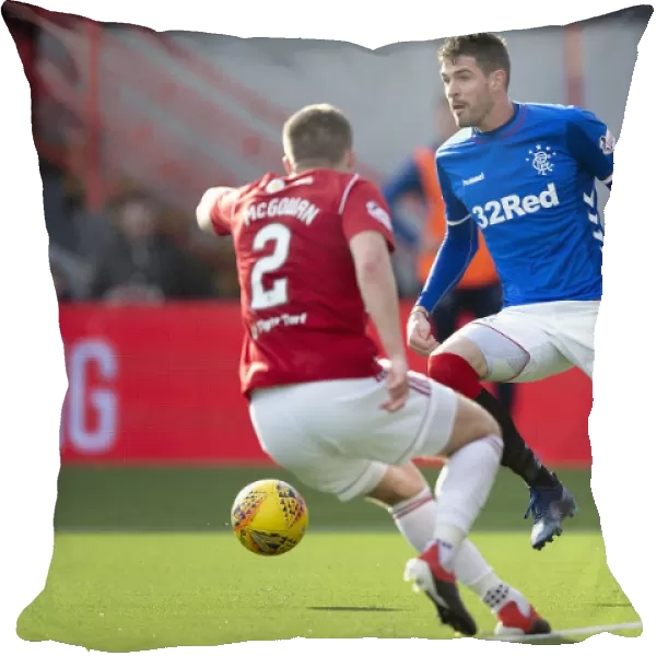 Rangers Kyle Lafferty in Action at Hamilton Academical's Hope Central Business District Stadium