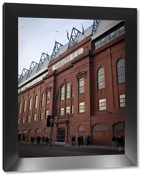 Rangers Football Club: Bill Struth Main Stand at Ibrox Stadium - Scottish Premiership Matchday