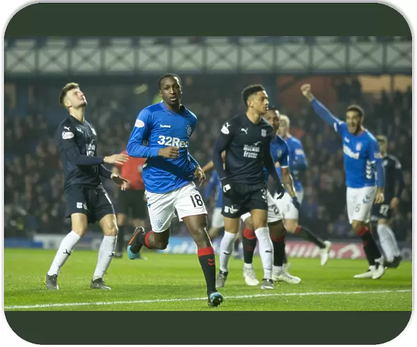 Rangers Glen Kamara Scores First Goal: Rangers 1-0 Dundee (Scottish Premiership, Ibrox Stadium)