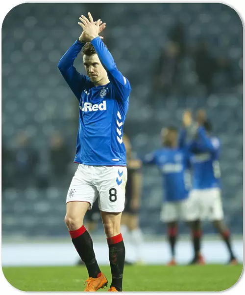 Rangers Ryan Jack Salutes Ibrox Fans: Scottish Premiership Victory Against Dundee