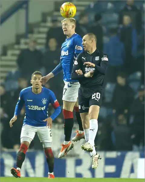 Rangers vs Dundee: Epic Moment at Ibrox - McCrorie Leaps Over Miller (Scottish Premiership)