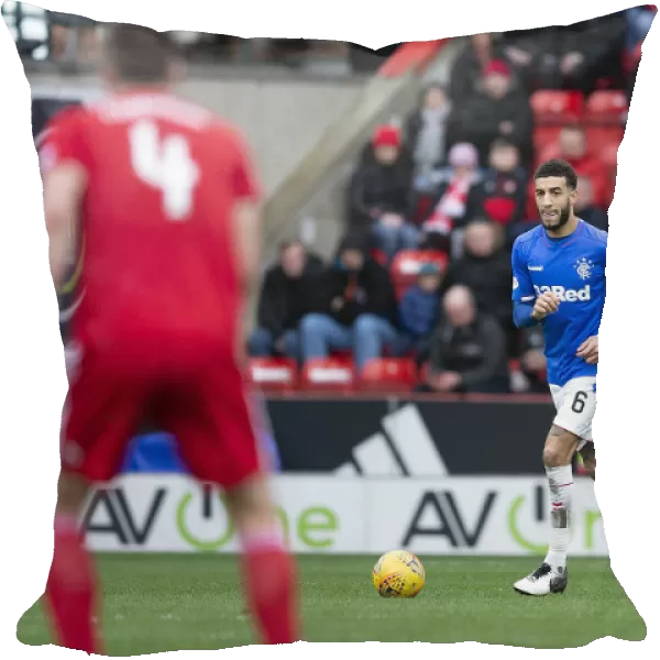 Connor Goldson in Action: Rangers vs Aberdeen - Scottish Cup Quarter-Final at Pittodrie Stadium