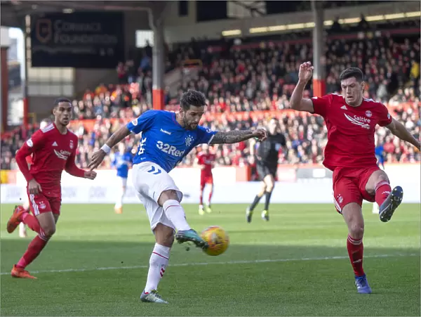Rangers Daniel Candeias Aims for Glory: Scottish Cup Quarter-Final at Pittodrie Stadium