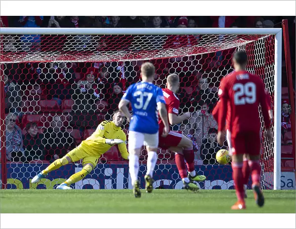 Rangers Allan McGregor Denies Cosgrove's Penalty at Pittodrie: Scottish Cup Quarter-Final Showdown