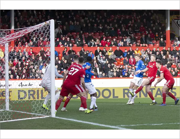 Joe Worrall Scores the Winner: Rangers Triumph in the Scottish Cup Quarter-Final at Pittodrie Stadium
