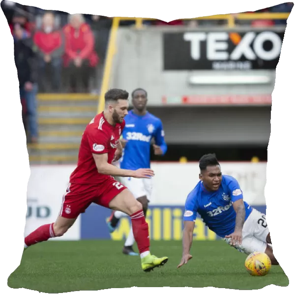 Rangers vs Aberdeen: Alfredo Morelos Faces Off Against Niall McGinn in Intense Scottish Cup Quarter-Final Clash at Pittodrie Stadium