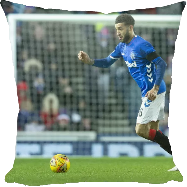 Rangers vs Aberdeen: Connor Goldson in Quarter Final Replay of the Scottish Cup at Ibrox Stadium