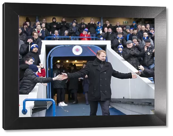 Rangers Football Club: Jorg Albertz Picks Winning Tickets at Half Time Rising Stars Draw, Scottish Premiership, Ibrox Stadium
