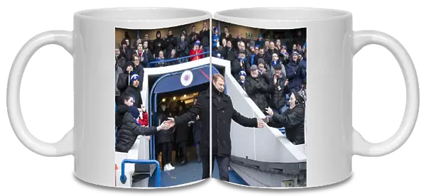 Rangers Football Club: Jorg Albertz Picks Winning Tickets at Half Time Rising Stars Draw, Scottish Premiership, Ibrox Stadium