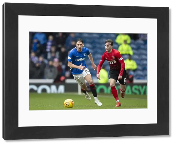 Rangers vs Kilmarnock: Nikola Katic Chases Liam Millar in Scottish Premiership Action at Ibrox Stadium