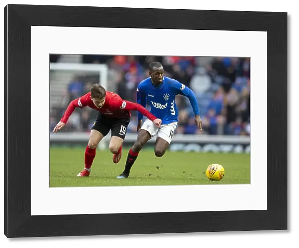 Intense Rivalry: Glen Kamara vs Liam Millar Battle at Ibrox Stadium, Scottish Premiership