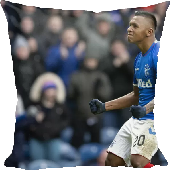 Rangers Alfredo Morelos Scores Thriller at Ibrox: Scottish Premiership Clash vs Kilmarnock (2023 Scottish Cup Champions)