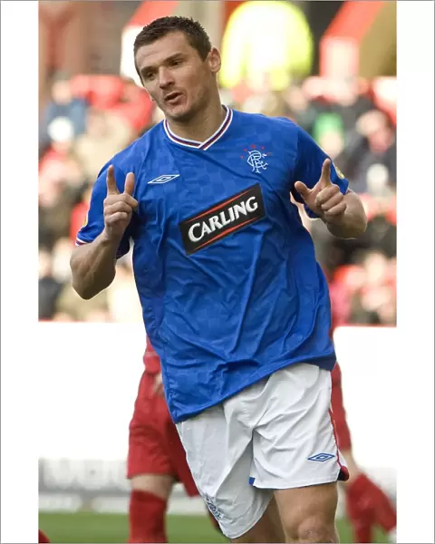Lone Ranger: Lee McCulloch Scores the Decisive Goal Against Aberdeen at Pittodrie Stadium