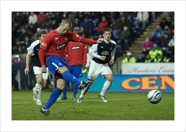 Kenny Miller Scores Penalty: Rangers Triumph Over Falkirk (3-1 Scottish Premier League)