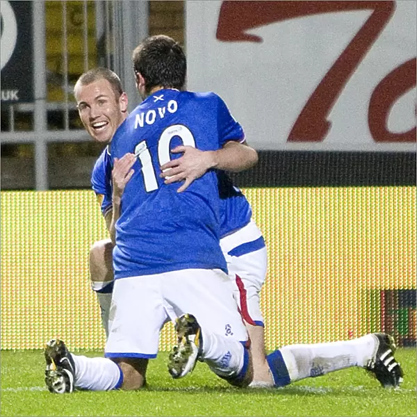 Rangers Kenny Miller's Hat-trick Glory: A Triumphant Moment with Nacho Novo (3-0) against Dundee United