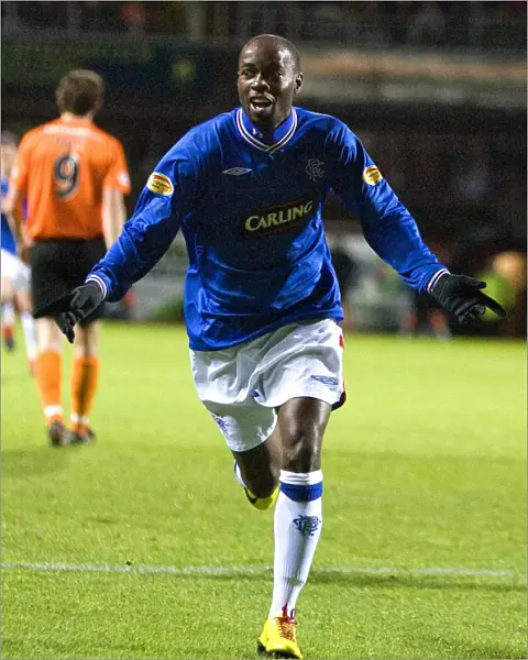 Rangers DaMarcus Beasley Rejoices in His Goal: Dundee United 0-3 Rangers (Clydesdale Bank Premier League)