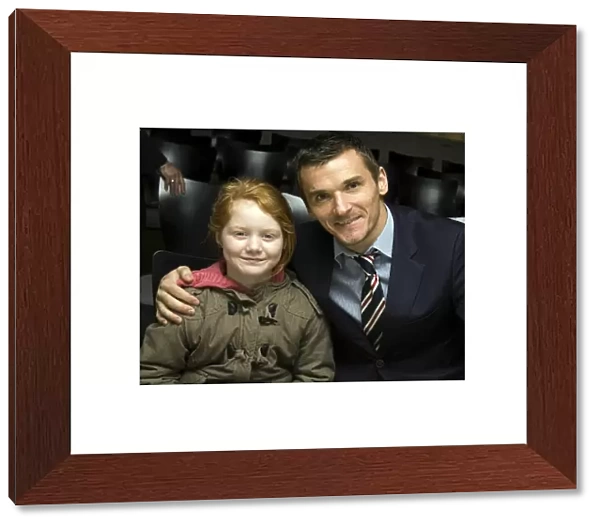 Rangers Football Club: Lee McCulloch Interacting with Young Fans at the 2009 Junior AGM